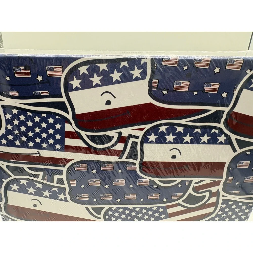 VINEYARD VINES 300 Piece Red White Blue USA Patriotic WHALE Jigsaw Puzzle New